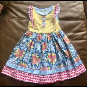 Matilda Jane Summer Apple Dress size 4
